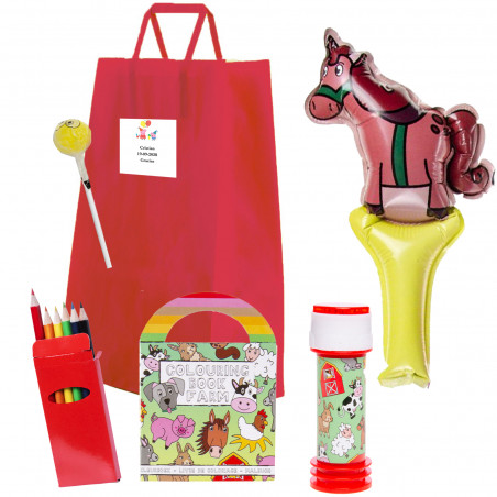 Peppa Pig bolsa con libro para pintar lápices y juegos