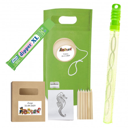 Patrulla Canina set para colorear pompero yoyo y chuche