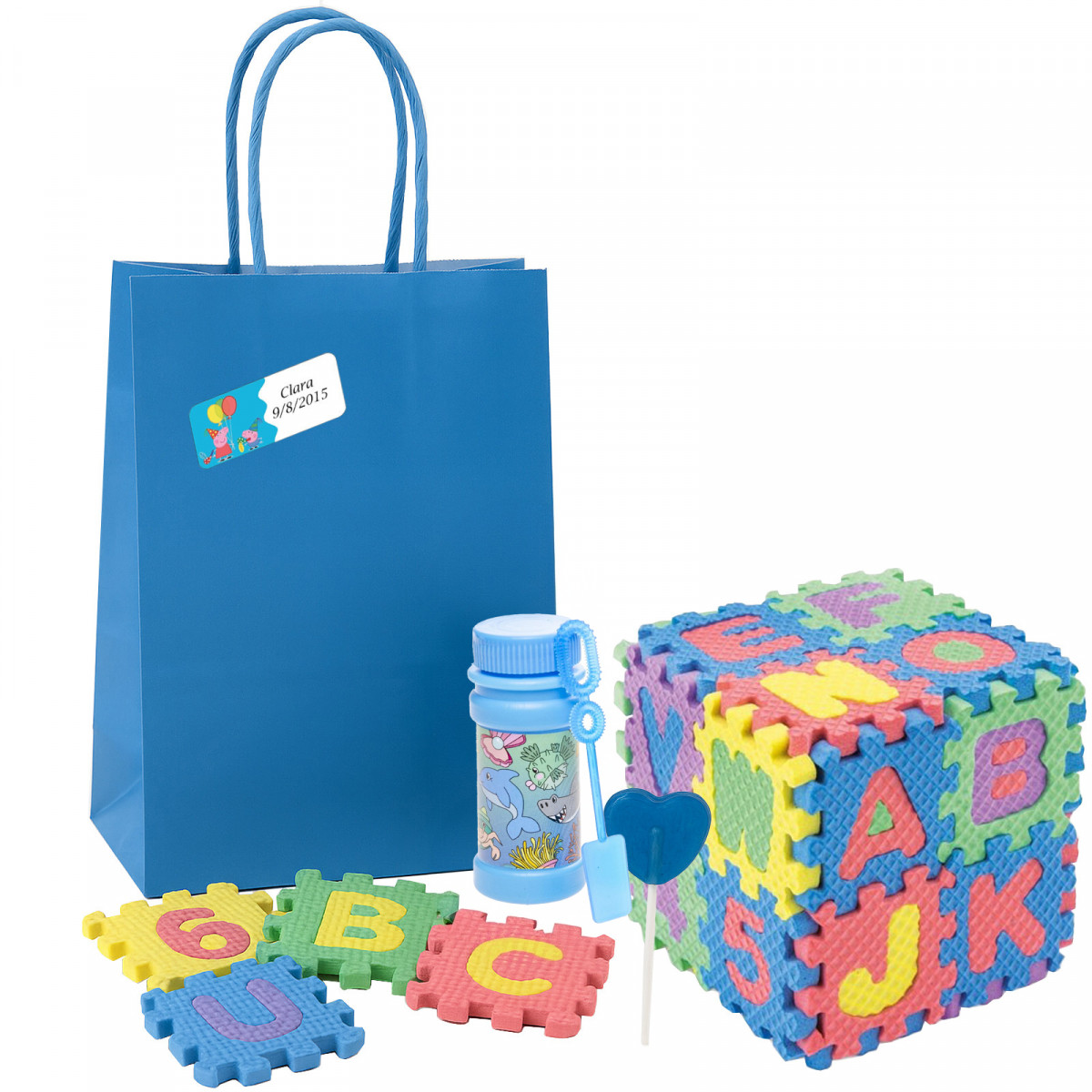 Peppa Pig, pack de regalo infantil personalizado educativo