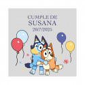 Bluey y Bingo pack personalizado ideal para celebraciones infantiles