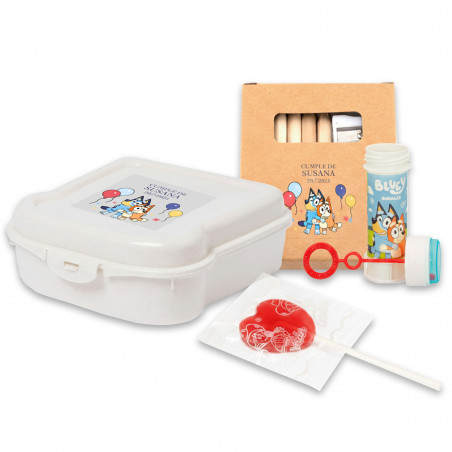 Bluey y Bingo pack personalizado ideal para celebraciones infantiles