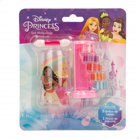 Princesas Disney bolsa fucsia con detalles para invitadas y chuche