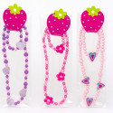 Princesas Disney bolsa fucsia con detalles para invitadas y chuche