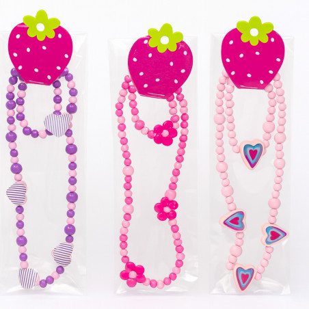 Princesas Disney bolsa fucsia con detalles para invitadas y chuche