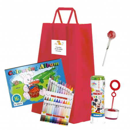 Disney pompero libro para colorear y ceras en bolsa para regalar