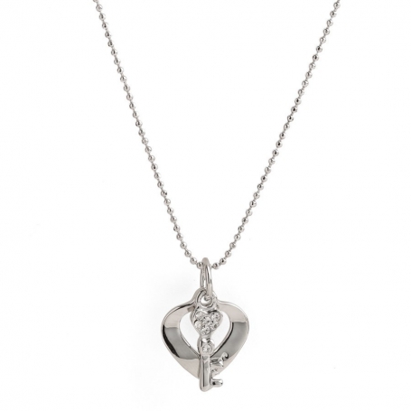 Colgante Corazón Y Llave