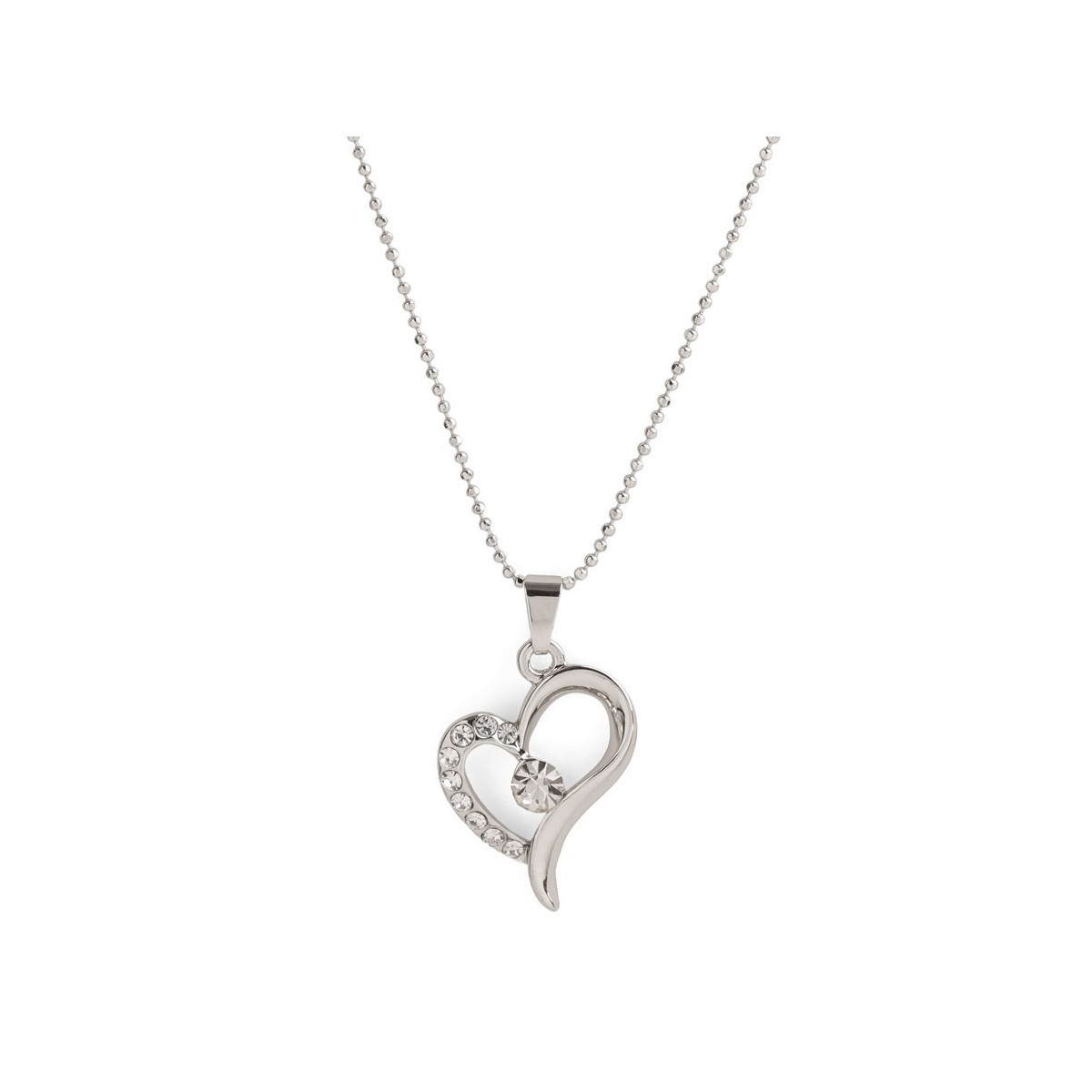 Colgante corazón brillante