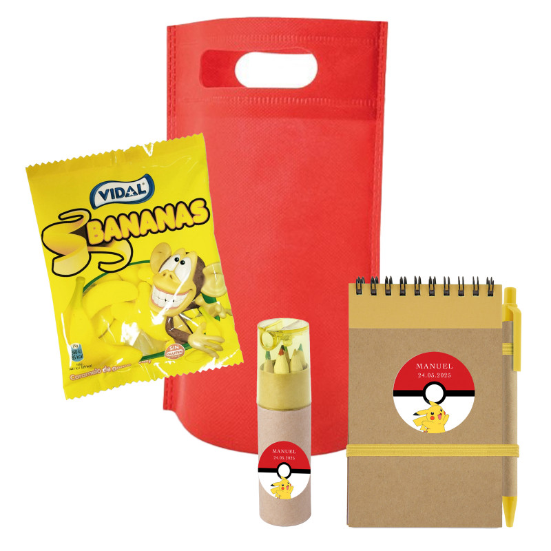 Pokemon pack de detalles para invitados