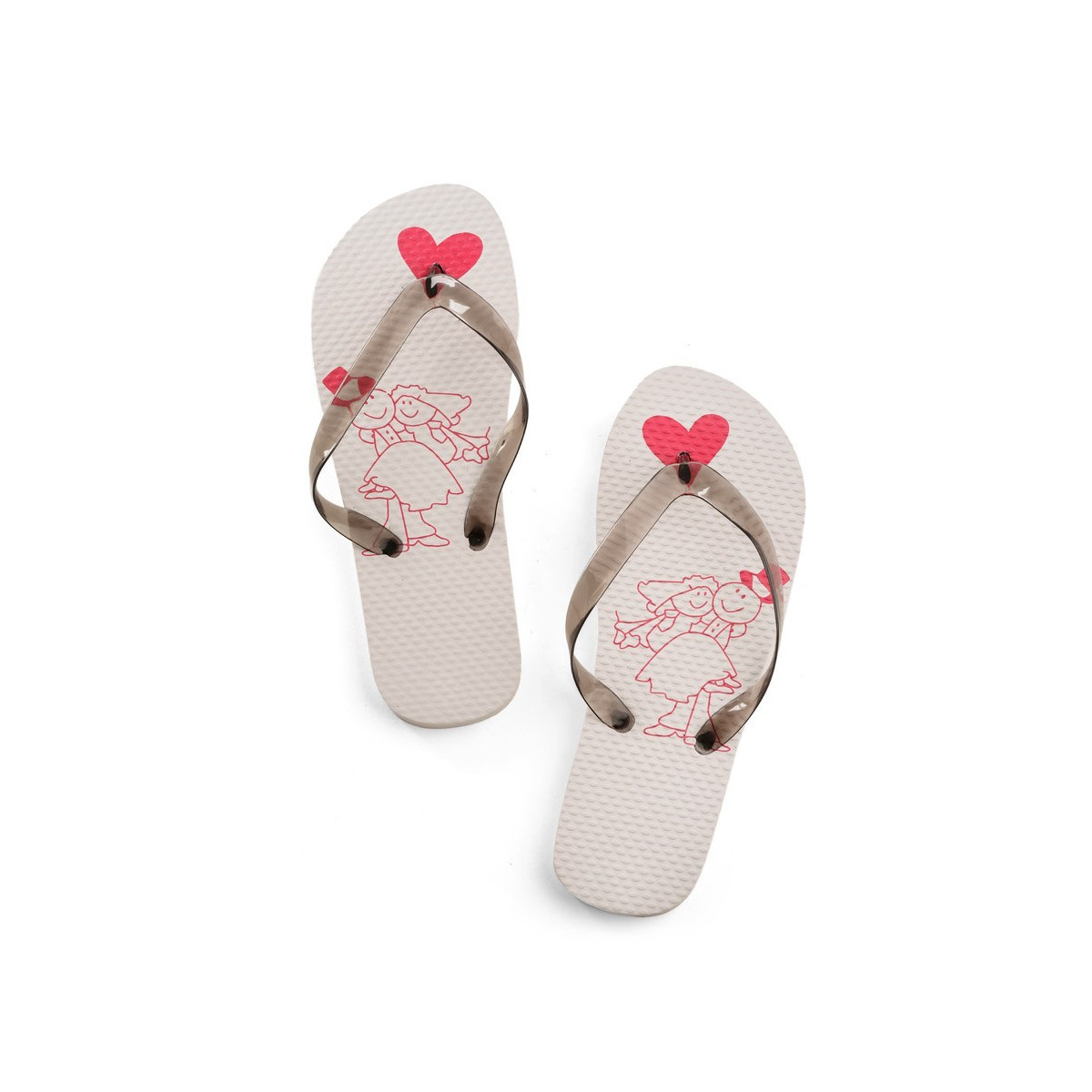 Chanclas con novios para bodas