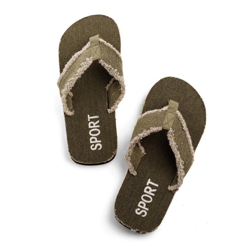 Sandalias de tela top para hombre