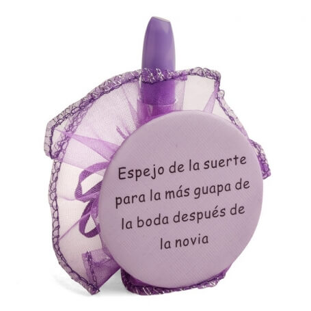 Espejo Detalles De Boda Con Frase Y Bolígrafo Pintalabios...