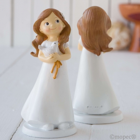 Figura tarta comunión niña barata