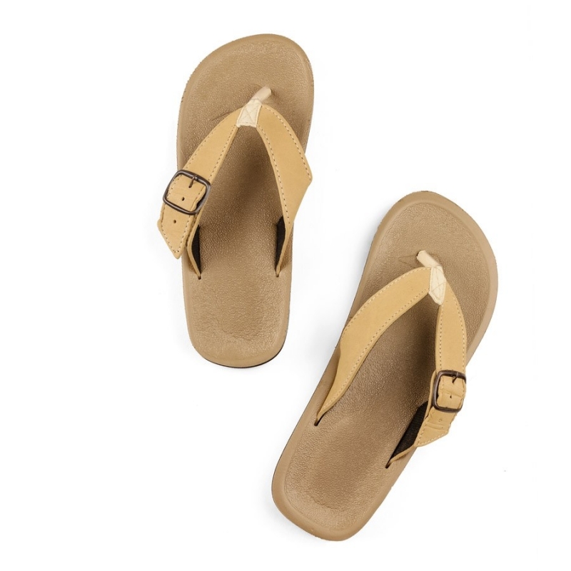 sandalias camel hombre