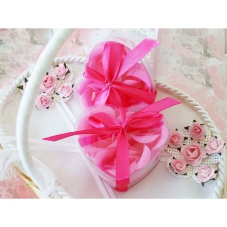 Flores de jabón regalos invitados boda detalles personalizados