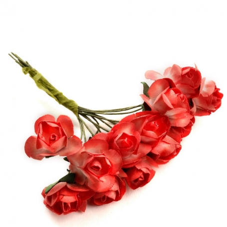 Flores De Papel Rojas