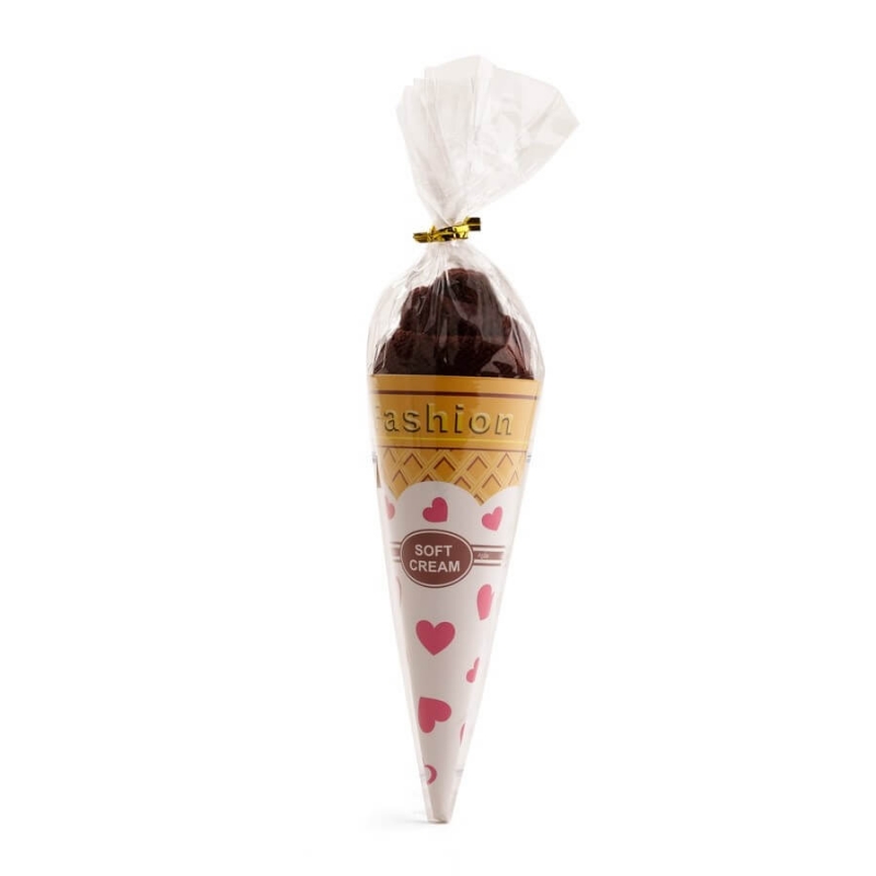 Toallas En Forma De Helado De Chocolate Toallas En Forma De Helado De Chocolate