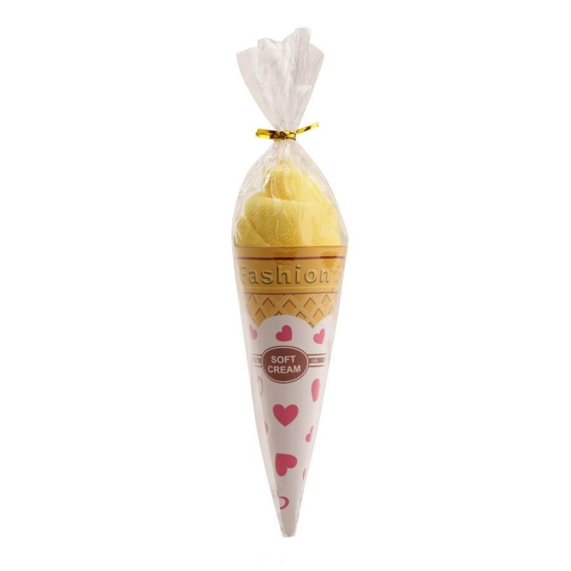 Toallas En Forma De Helado Vainilla Toallas En Forma De Helado Vainilla