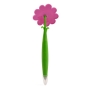 Bolígrafo con forma graciosa para regalar, forma flor con carita sonriente