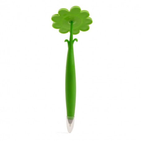 Bolígrafo con forma graciosa para regalar, forma flor con carita sonriente