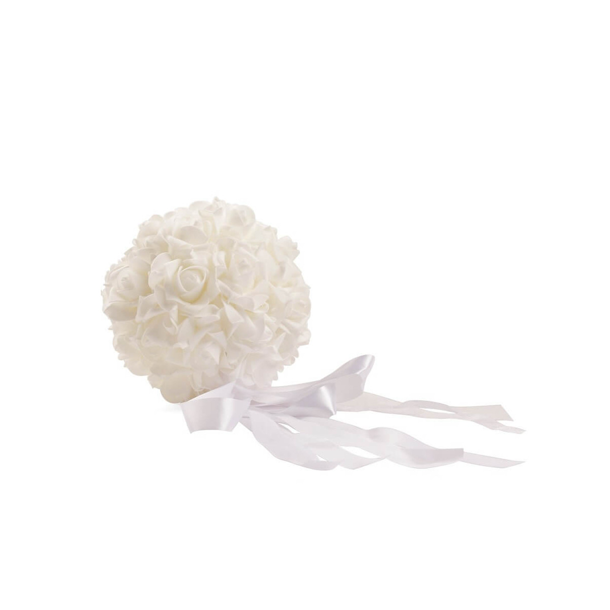Bouquet blanco para alfileres de boda