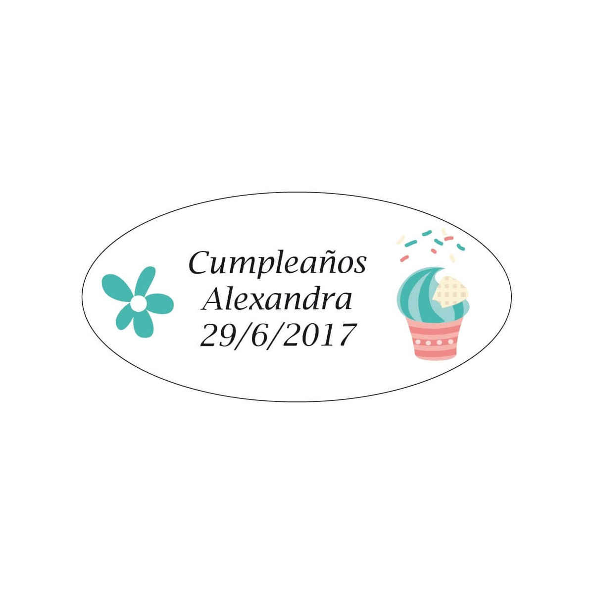 Etiquetas adhesivas graciosas