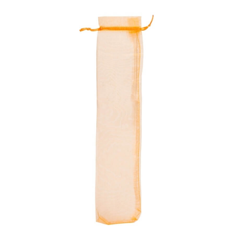 Bolsa de organza para abanicos naranja claro Bolsas de organza Bolsa de organza para abanicos naranja claro Bolsas de organza