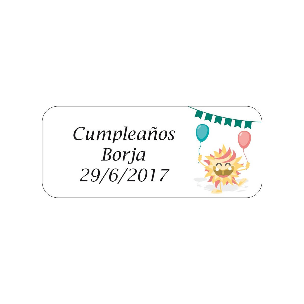 Etiquetas cumple