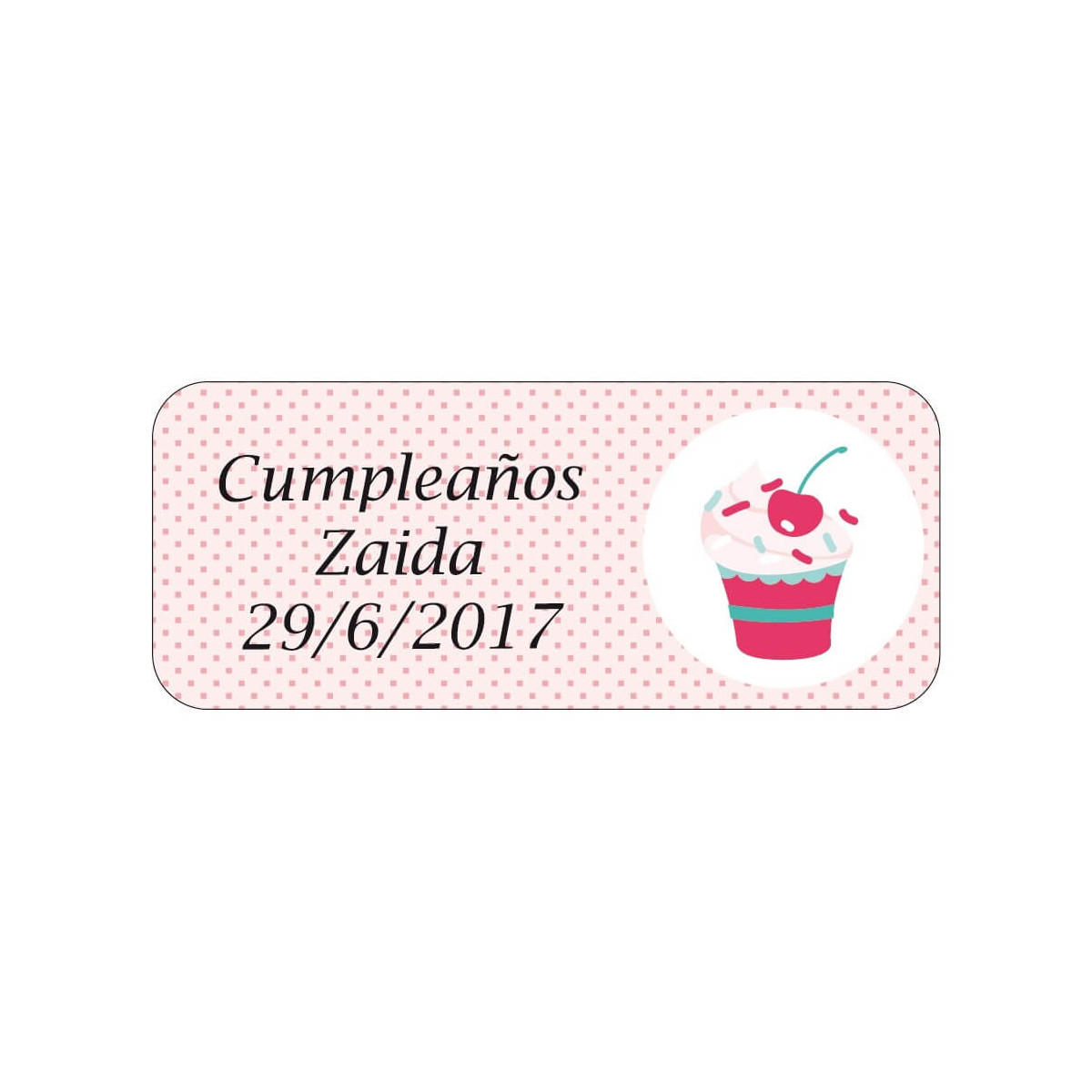 Etiqueta de cumpleaños