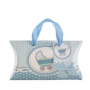 Llavero Bebé En Bolsa De Organza Presentado En Cajita Original Personalizada