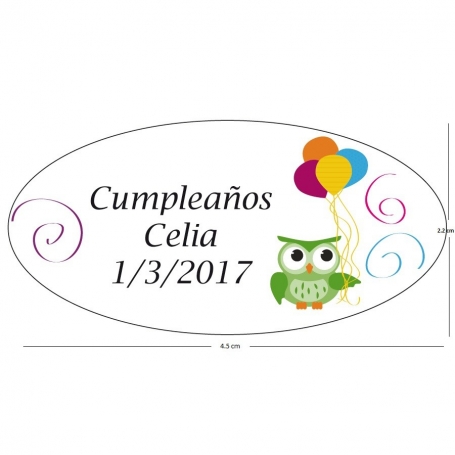 Obsequios invitados cumpleaños personalizado
