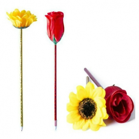 Bolígrafo Con Flor
