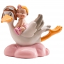 Figura de Cigüeña con Bebé Recuerdo Especial para Bautizo o Nacimiento