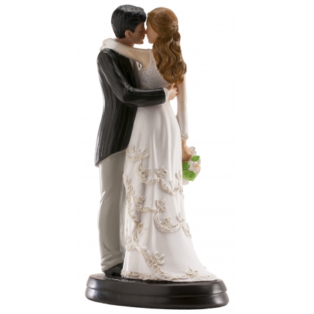 Figuras novios elegantes para tarta de boda