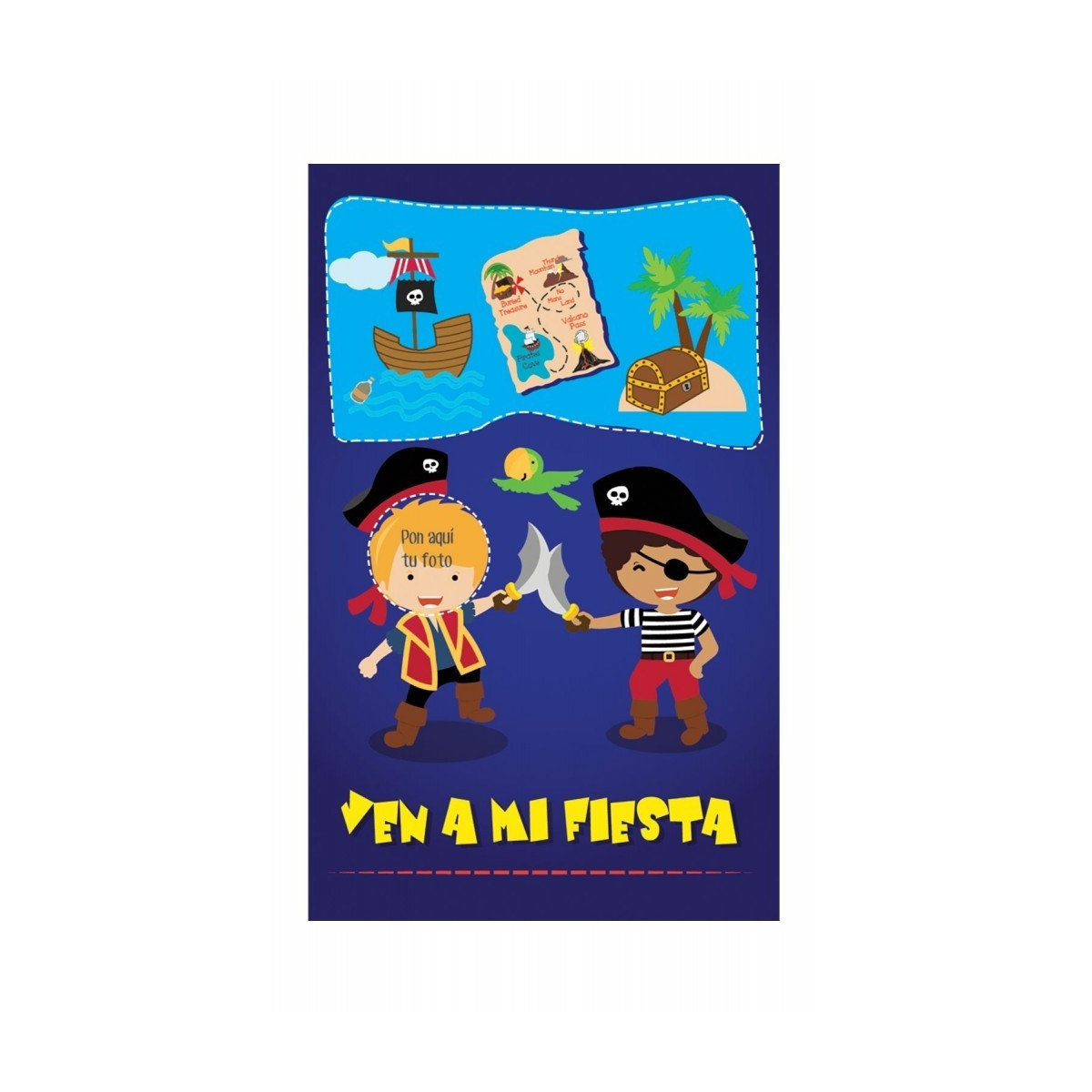 Invitaciones cumpleaños para insertar foto