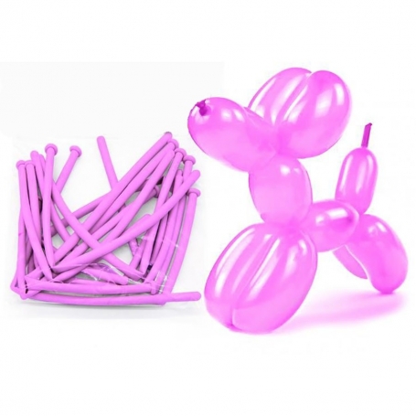 Pack globos moldeables rosas