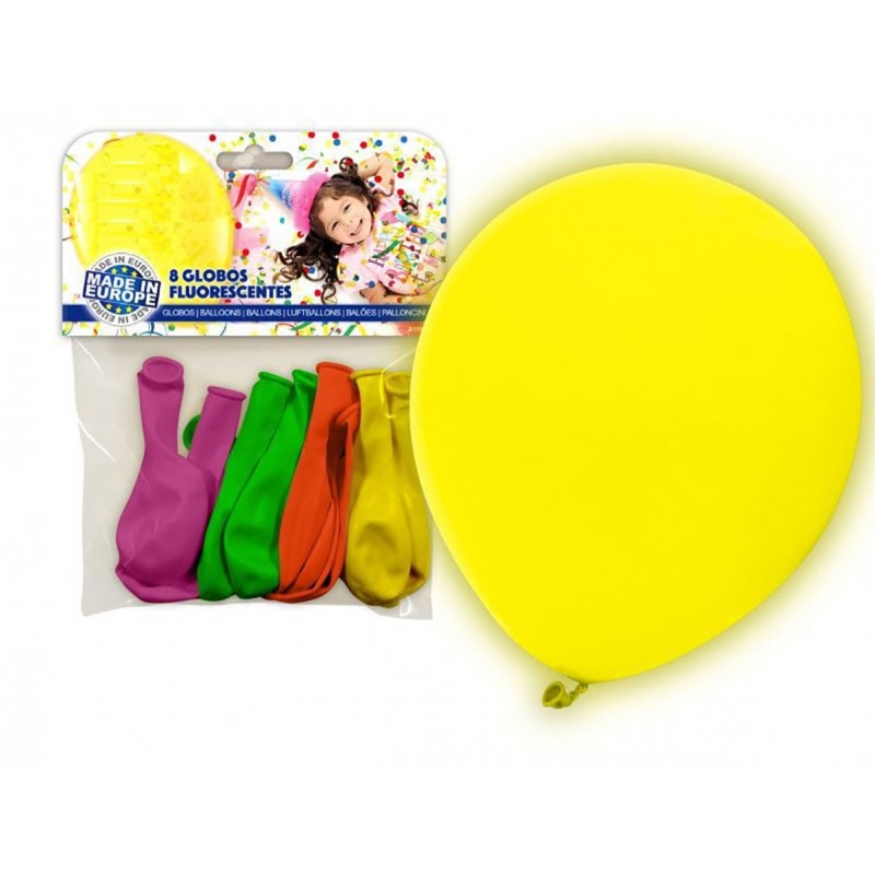 Pack globos fluorescentes