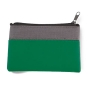 Monedero bicolor con cremallera Diseño moderno y práctico en varios colores
