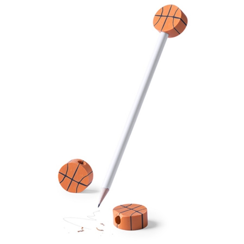 Lápiz Con Gomas Baloncesto Lápiz Con Gomas Baloncesto