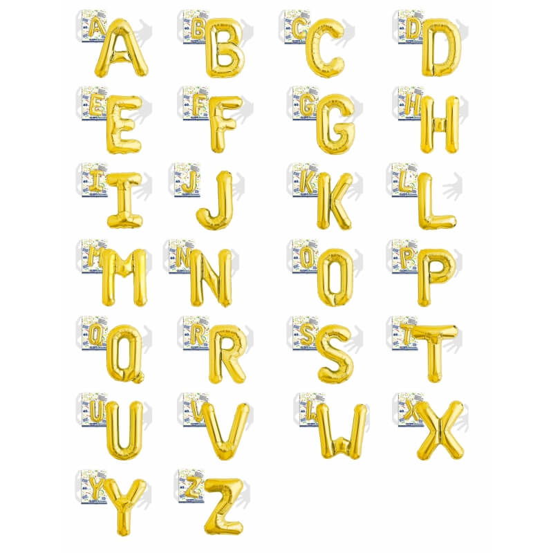 Globos Letras Doradas Globos Letras Doradas