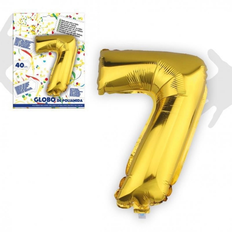Globos de Números Metálicos Globos de Números Metálicos
