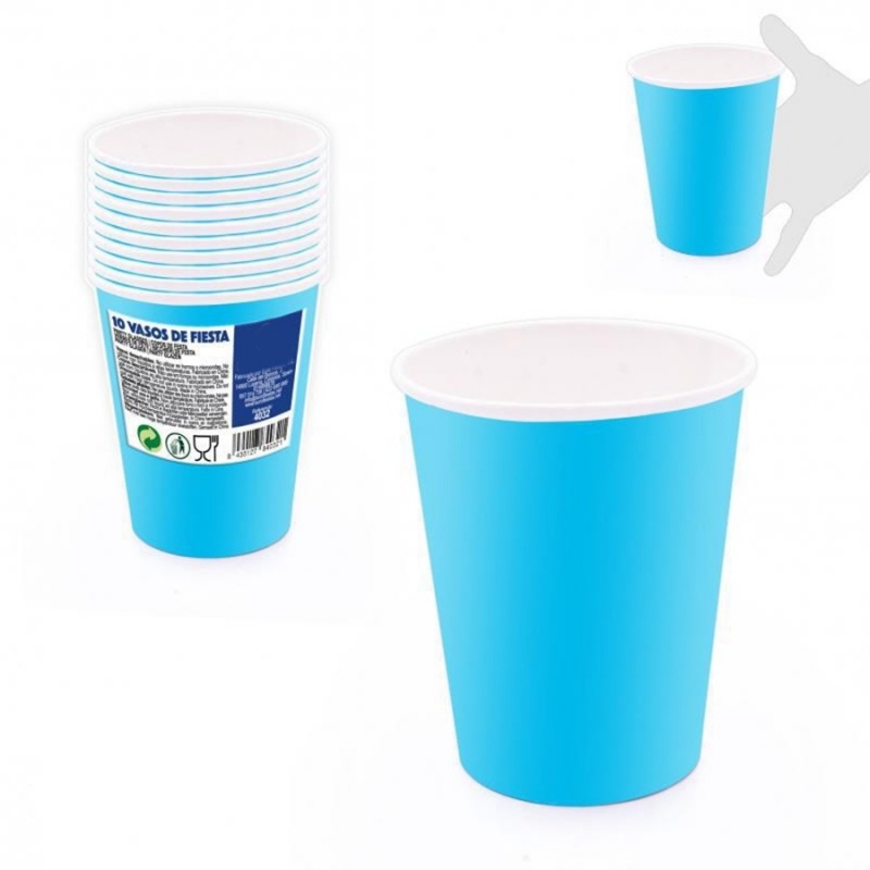 Pack de Vasos Desechables Color: rosa, azul Menaje Desechable Pack de Vasos Desechables Color: rosa, azul Menaje Desechable