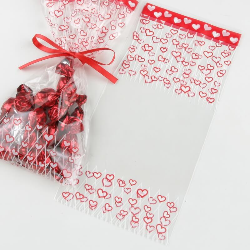Bolsas Para Dulces Con Corazones Bolsas Para Dulces Con Corazones
