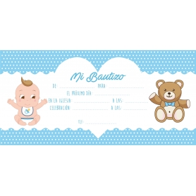 invitaciones bautizo nina