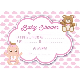 Invitacion Baby Shower Color Rosa Azul Comprar Invitaciones Invitacion Baby Shower Color Rosa Azul Comprar Invitaciones