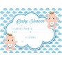 Invitaciones De Baby Shower Gemelos