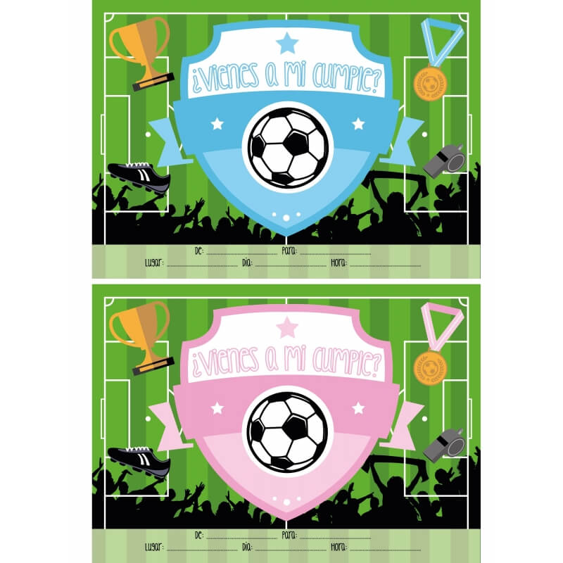 Soccer Birthday Invitations Soccer Birthday Invitations