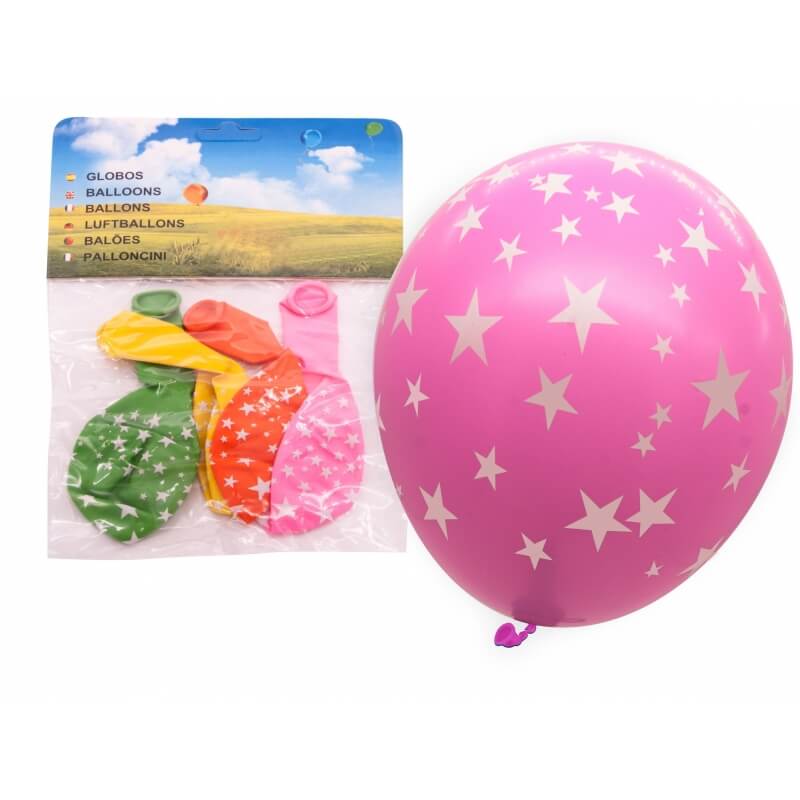 Globos con estrellas