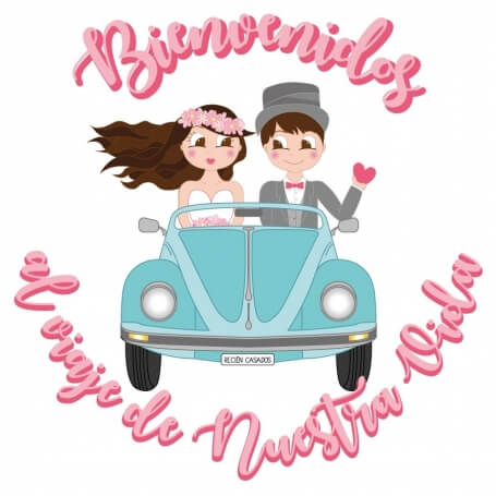 Pegatinas Novios Para Boda Con Tara