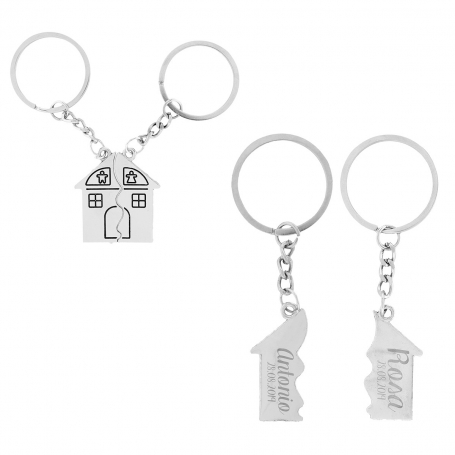 Regalos Llavero Casa Partida Personalizado