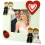 Portafotos personalizado para boda